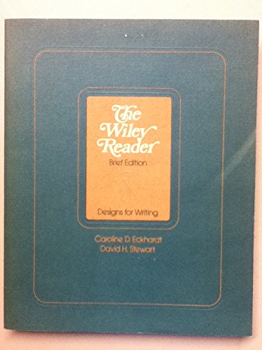 Beispielbild fr The Wiley reader: Designs for writing zum Verkauf von Wonder Book
