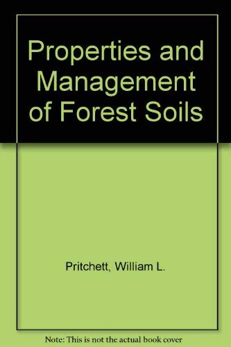 Stock image for Properties And Management Of Forest Soils for sale by BookHolders