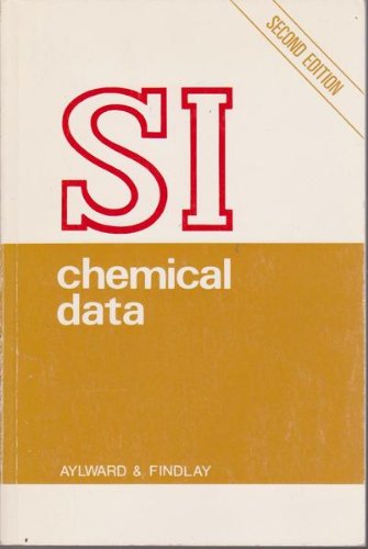 Beispielbild fr Si Chemical Data zum Verkauf von Wonder Book