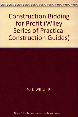 9780471041047: Construction Bidding for Profit (Practical Construction Guides)