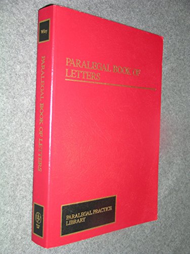 Stock image for Paralegal Book of Letters for sale by ThriftBooks-Dallas