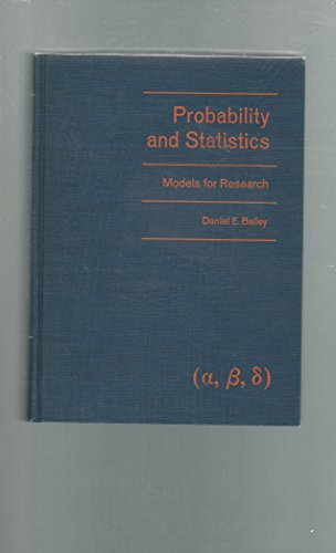 9780471041603: Probability and Statistics: Models for Research