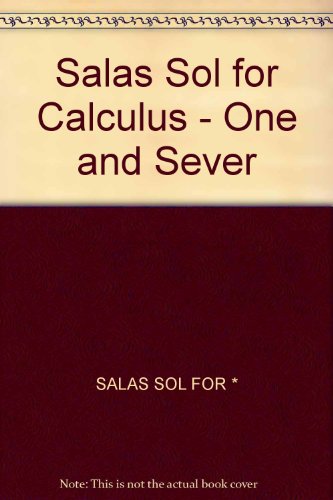 Imagen de archivo de Calculus : One and Several Variables a la venta por Better World Books