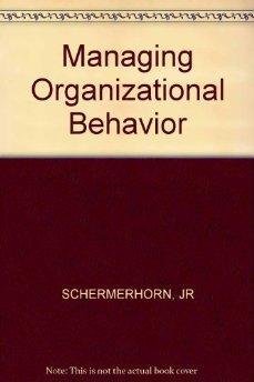 Stock image for Managing Organizational Behavior for sale by Better World Books