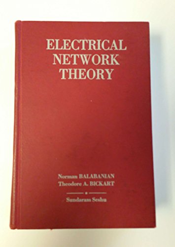 Beispielbild fr Electrical Network Theory zum Verkauf von ThriftBooks-Atlanta