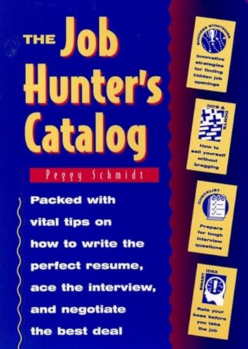Imagen de archivo de The Job Hunter's Catalog a la venta por HPB-Red