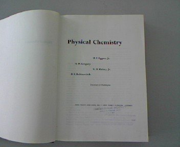 9780471048299: Physical Chemistry: Pts. 1-3 in 1v