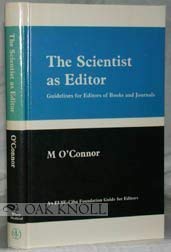 THE SCIENTIST AS EDITOR - Guidelines For Books and Journals