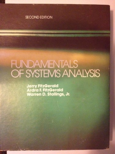 Stock image for Fundamentals of systems analysis for sale by HPB-Red