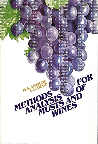 9780471050773: Methods for Analysis of Musts and Wines