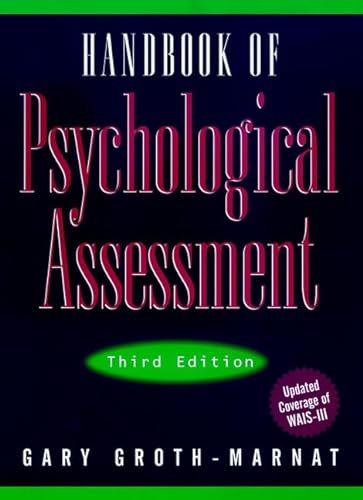 Beispielbild fr Handbook of Psychological Assessment zum Verkauf von Goodwill Books