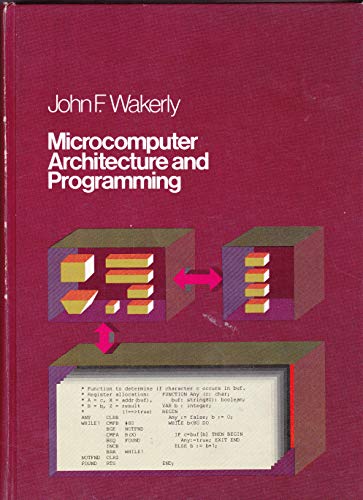 Imagen de archivo de Microcomputer Architecture and Programming a la venta por ThriftBooks-Dallas