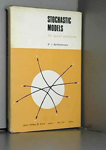 Beispielbild fr Stochastic Models for Social Processes zum Verkauf von Better World Books