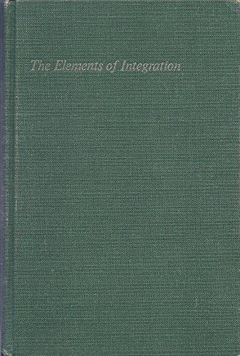 Elements of Integration by Bartle, Robert G. (1966) Hardcover (9780471054573) by Bartle, Robert G. (Robert Gardner)