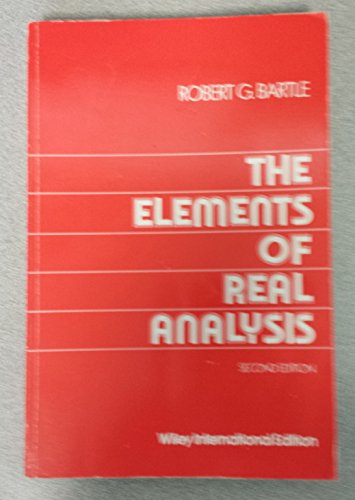 9780471054658: The Elements of Real Analysis