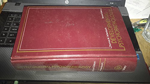 Imagen de archivo de Developmental Psychopathology a la venta por Better World Books