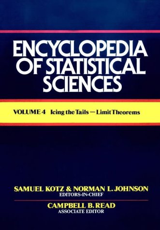 Imagen de archivo de Encyclopedia of Statistical Sciences, Icing the Tails to Limit Theorems (Volume 4) a la venta por HPB-Red