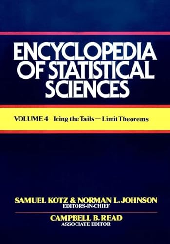 Stock image for Encyclopedia of Statistical Sciences, Icing the Tails to Limit Theorems (Volume 4) for sale by HPB-Red