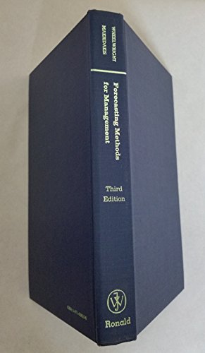 Imagen de archivo de Forecasting Methods for Management (Wiley series on systems & controls for financial management) a la venta por SUNSET BOOKS