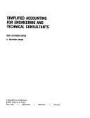 Beispielbild fr Simplified accounting for engineering and technical consultants (Small business management series) zum Verkauf von Front Cover Books