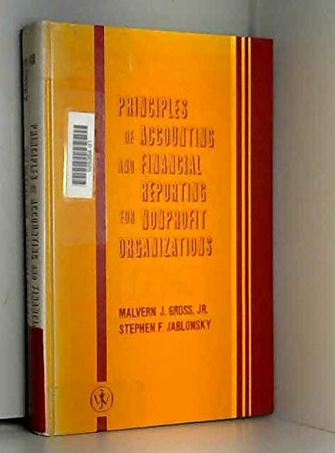 Imagen de archivo de Principles of Accounting and Financial Reporting for Non-Profit Organizations a la venta por Better World Books: West