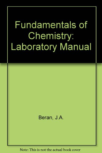 Fundamentals of Chemistry (9780471058229) by James E. Brady