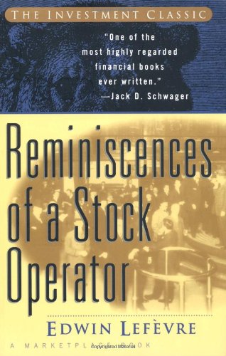Beispielbild für Reminiscences of a Stock Operator zum Verkauf von Better World Books