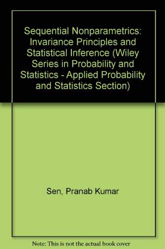 9780471060130: Sequential Nonparametrics: Invariance Principles and Statistical Inference (Probability & Mathematical Statistics S.)