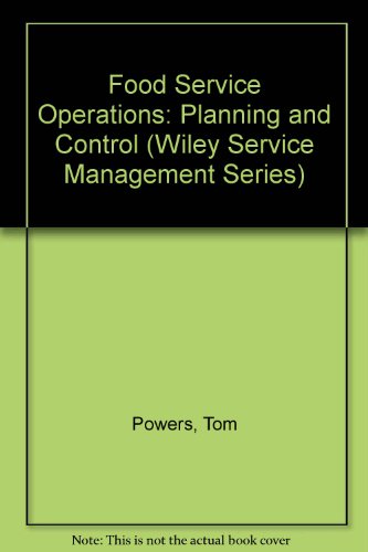 Beispielbild fr Food Service Operations: Planning and Control (Wiley service management series) zum Verkauf von HPB-Red