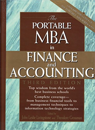 Stock image for The Portable MBA in Finance and Accounting for sale by SecondSale