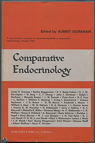 Beispielbild fr Comparative Endocrinology zum Verkauf von Better World Books