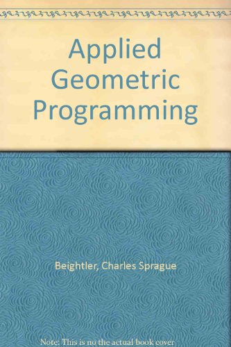 Beispielbild fr Applied Geometric Programming zum Verkauf von Ergodebooks