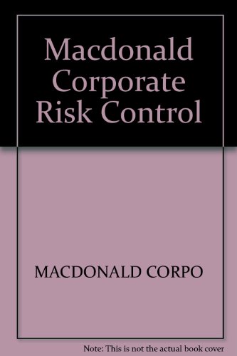 Stock image for Corporate Risk Control for sale by HPB-Red