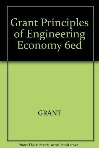 Stock image for Principles of Engineering Economy for sale by Wonder Book