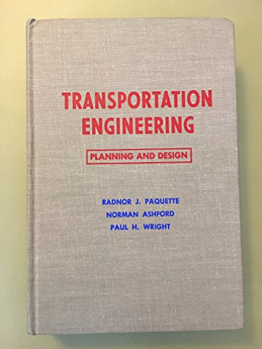 Beispielbild fr Transportation Engineering: Planning and Design zum Verkauf von BookHolders