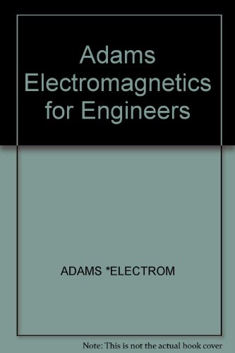 9780471066767: Adams Electromagnetics for Engineers