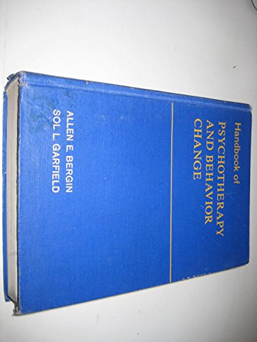 Imagen de archivo de Handbook of Psychotherapy and Behavior Change: An Empirical Analysis a la venta por Peace of Mind Bookstore