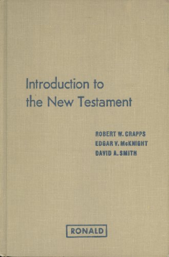 Stock image for Crapps Introduction to New Testament for sale by ThriftBooks-Dallas