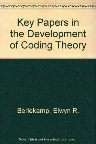 Stock image for Key Papers in the Development of Coding Theory for sale by Zubal-Books, Since 1961
