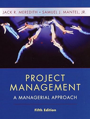 Beispielbild fr Project Management : A Managerial Approach zum Verkauf von Better World Books