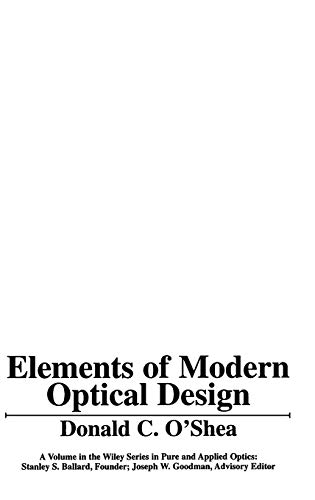 9780471077961: Elements of Modern Optical Design