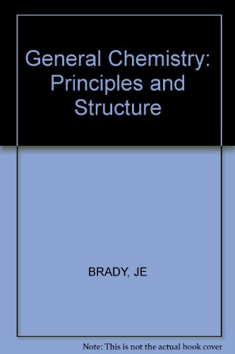 Beispielbild fr General Chemistry : Principles and Structure zum Verkauf von Better World Books