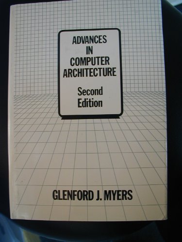 Beispielbild fr Advances in Computer Architecture zum Verkauf von Better World Books