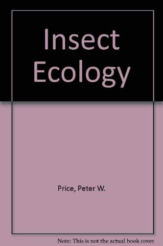 Beispielbild fr Insect Ecology zum Verkauf von Better World Books