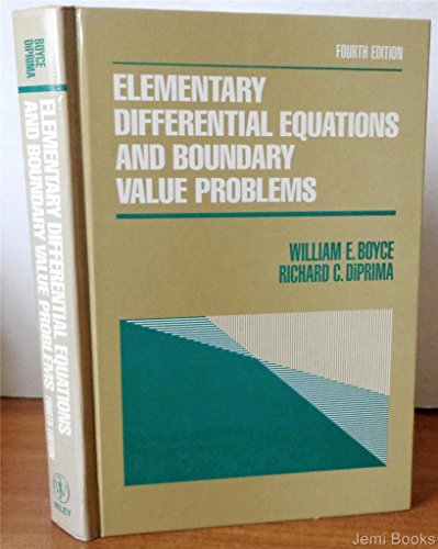 Imagen de archivo de Elementary Differential Equations and Boundary Value Problems a la venta por Wonder Book