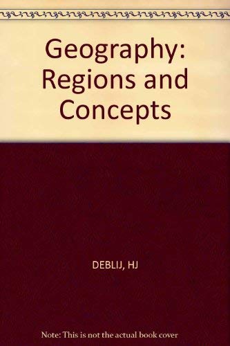 9780471080152: Geography: Regions and Concepts