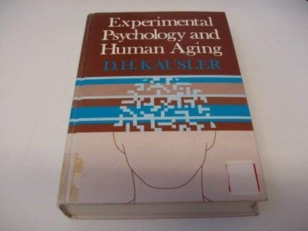 Imagen de archivo de Experimental Psychology and Human Aging a la venta por Better World Books