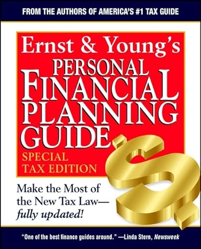 Imagen de archivo de Ernst and Young's Personal Financial Planning Guide : Special Tax Edition a la venta por Better World Books