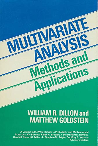 Stock image for Multivariate Analysis: Methods and Applications for sale by ThriftBooks-Atlanta