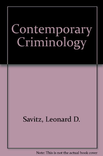 Contemporary Criminology